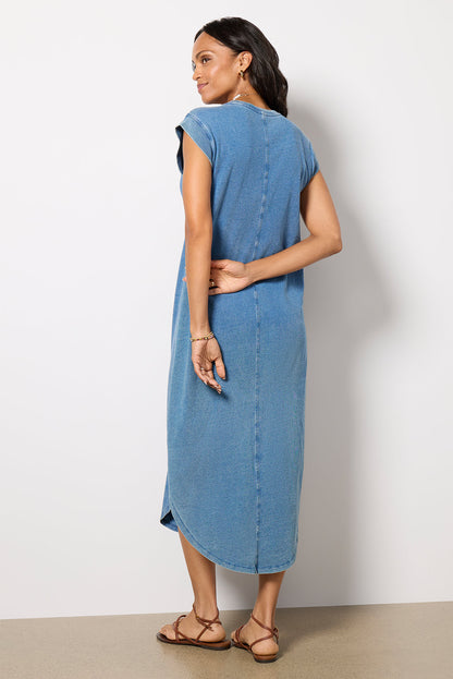 Calabasas Jersey Denim Dress