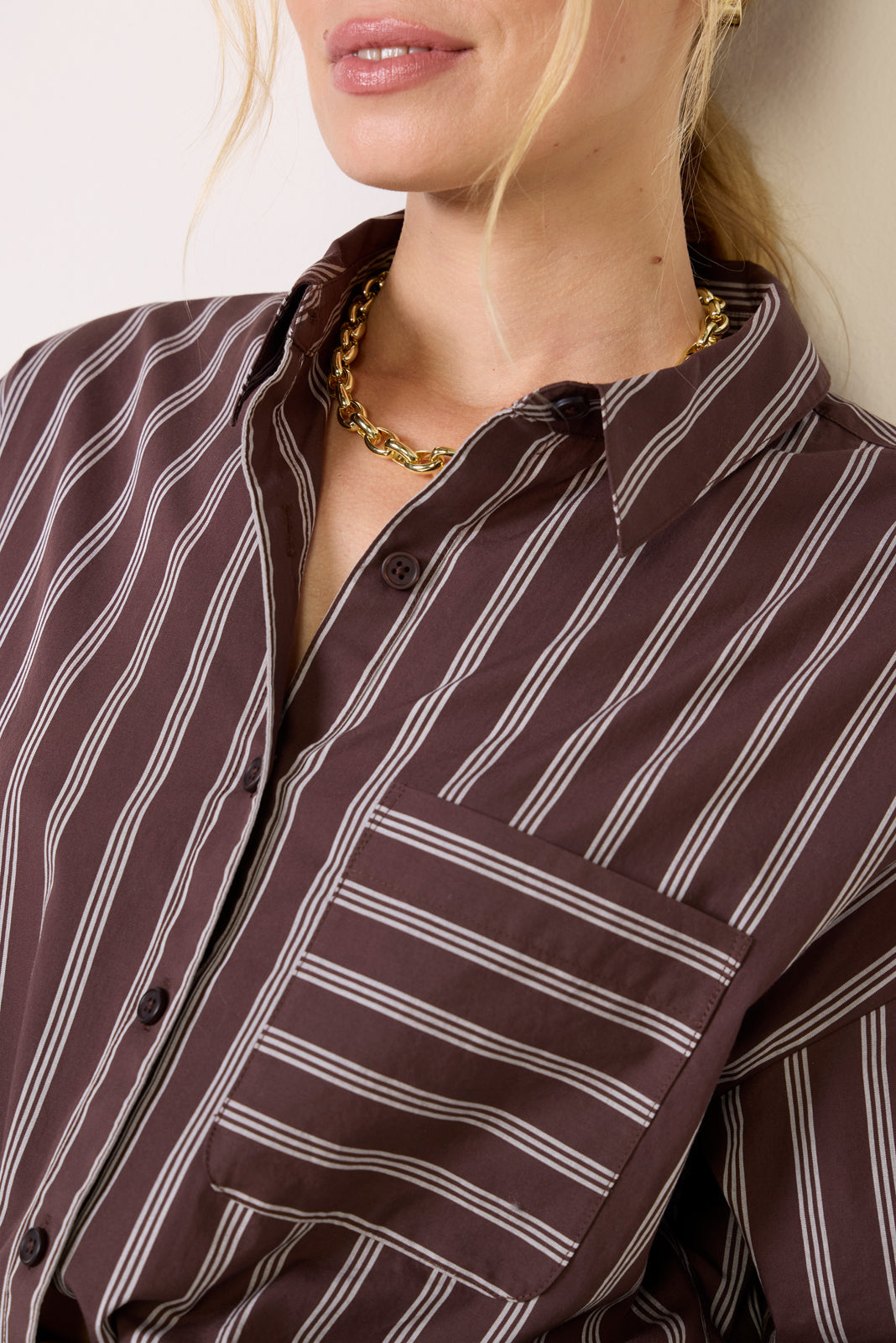 Aiden Crop Shirt