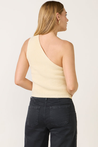 Claire Faux Leather Top