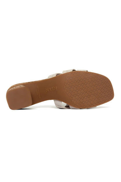 Gloriana Mule Sandals - Pewter