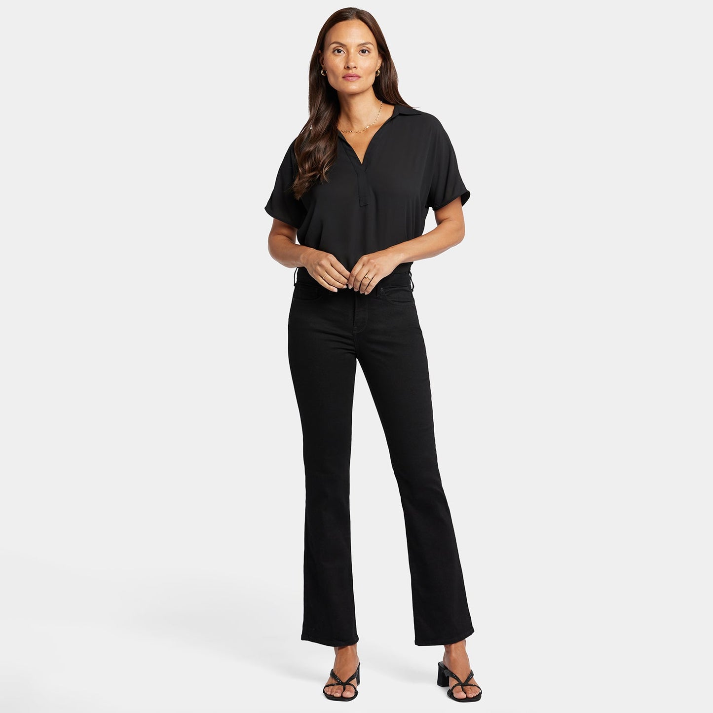 Barbara Bootcut Jeans In Tall - Black