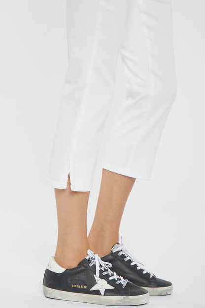 Chloe Capri Jeans - Optic White