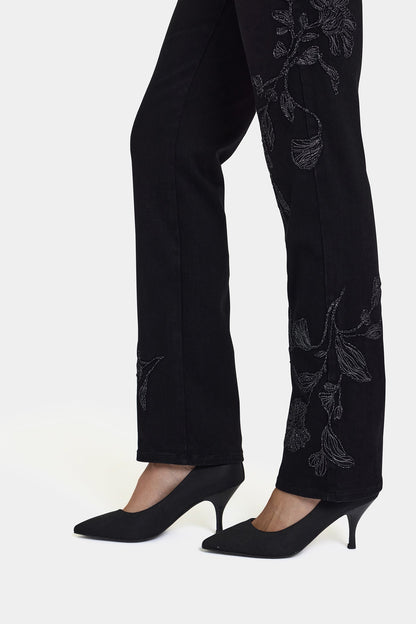 Marilyn Straight Jeans - Black Rinse
