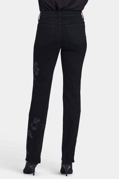 Marilyn Straight Jeans - Black Rinse