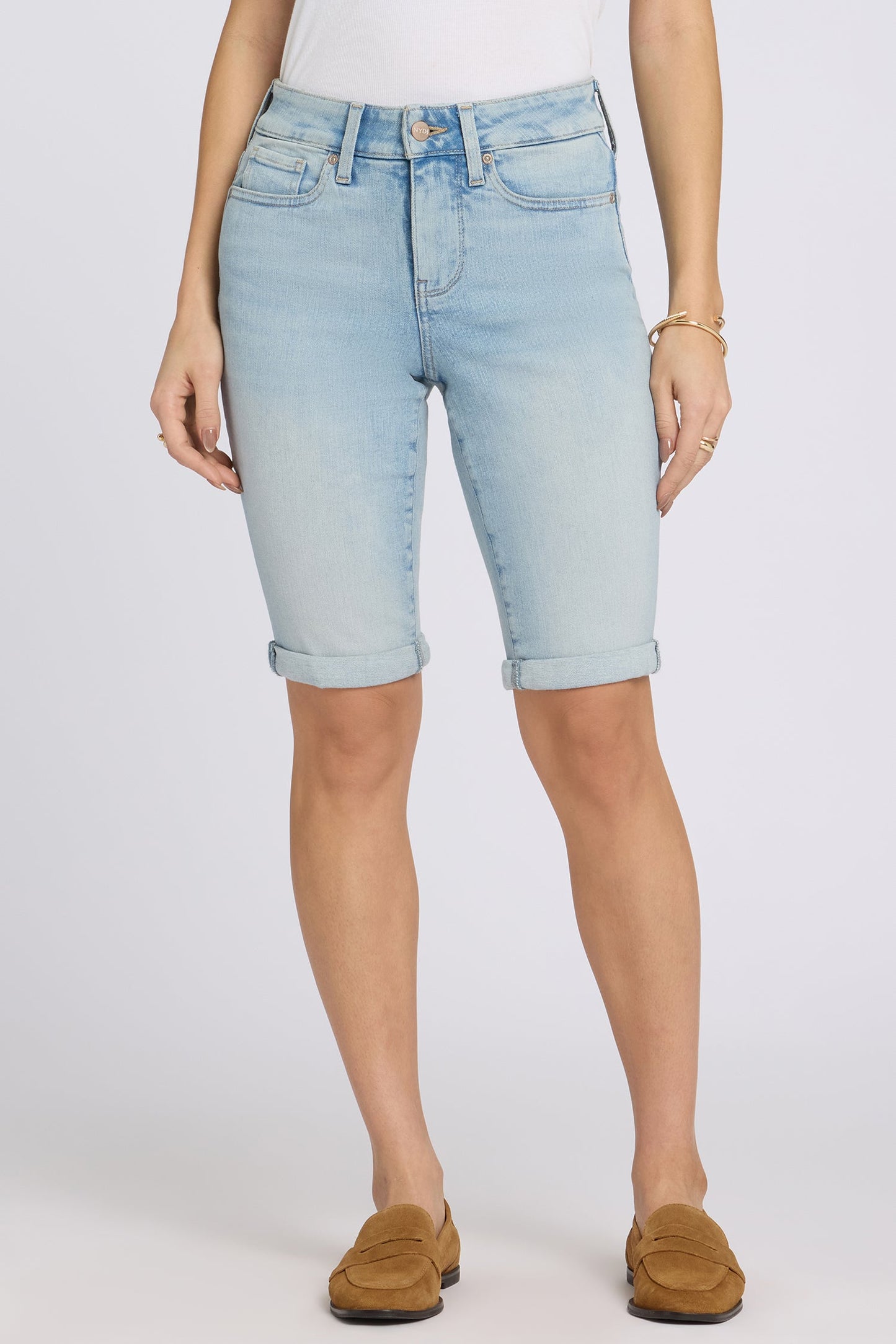 Briella 11 Inch Denim Shorts - Keys View