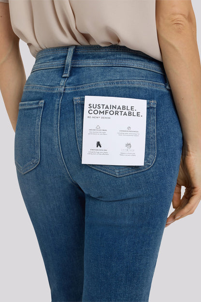 Marilyn Straight Crop Jeans In Petite - Breezy Palms