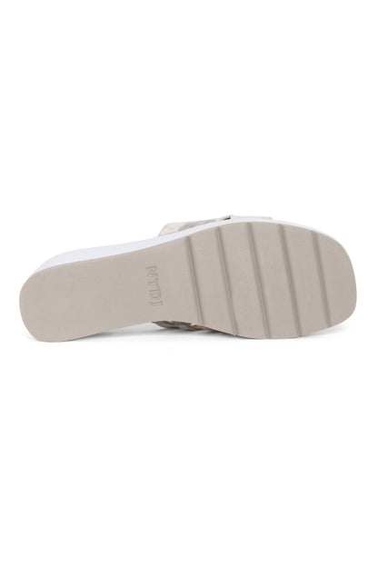 Reesie Wedge Sandals - Pewter