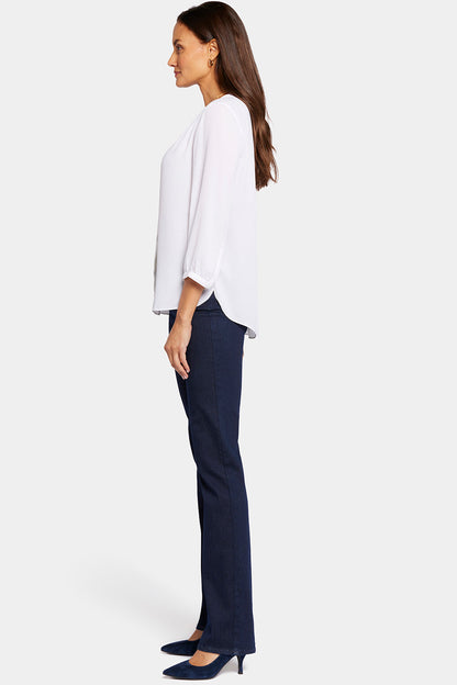 Pintuck Blouse - Optic White